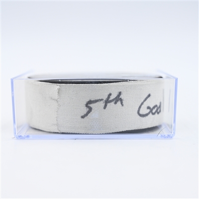 Jack Hughes - New Jersey Devils - Goal Puck - February 22, 2025 vs. Dallas Stars (Devils Logo)