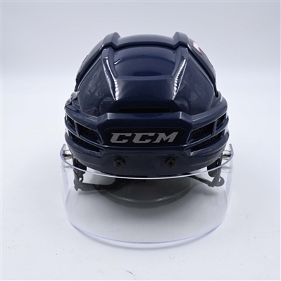 Boone Jenner - Navy, CCM Helmet w/ Shield - 2025 Stadium Series