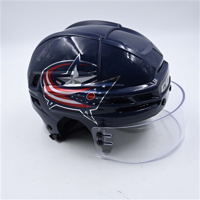 Boone Jenner - Navy, CCM Helmet w/ Shield - 2025 Stadium Series