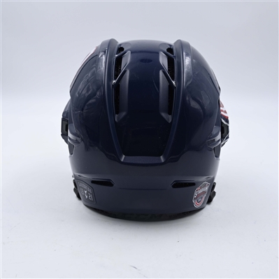 Boone Jenner - Navy, CCM Helmet w/ Shield - 2025 Stadium Series