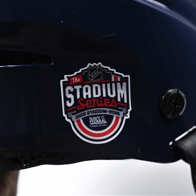 Boone Jenner - Navy, CCM Helmet w/ Shield - 2025 Stadium Series