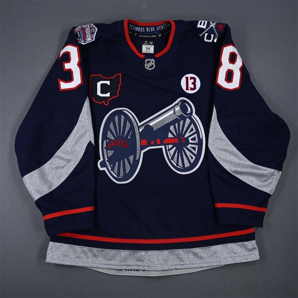 Boone Jenner - Navy w/C Photo Shoot-Worn Jersey - 2025 Stadium Series