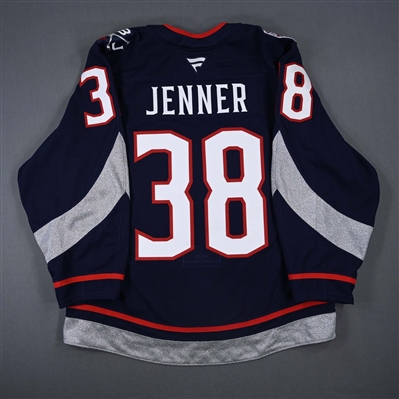 Boone Jenner - Navy w/C Photo Shoot-Worn Jersey - 2025 Stadium Series