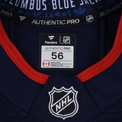 Boone Jenner - Navy w/C Photo Shoot-Worn Jersey - 2025 Stadium Series