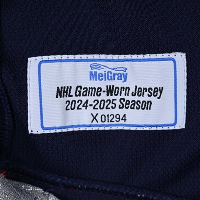 Boone Jenner - Navy w/C Photo Shoot-Worn Jersey - 2025 Stadium Series