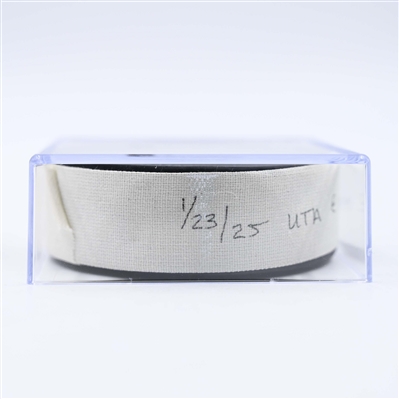 Clayton Keller - Utah Hockey Club - Goal Puck - January 23, 2025 vs. Minnesota Wild (Wild Logo)
