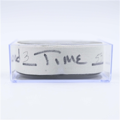Andrei Kuzmenko - Calgary Flames - Goal Puck - January 25, 2025 vs. Minnesota Wild (Wild Logo)