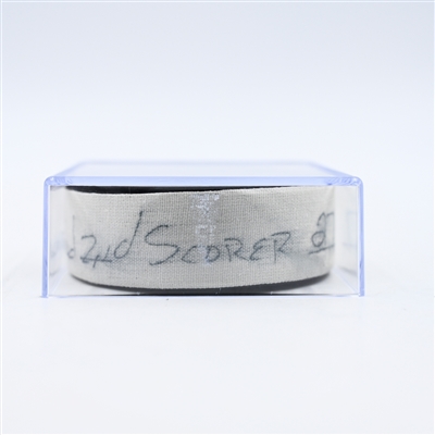 Anders Lee - New York Islanders - Goal Puck - February 8, 2025 vs. Minnesota Wild (Wild Logo)