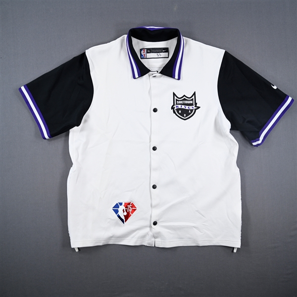 Josh Jackson - Sacramento Kings - Game-Issued City Edition Jacket  - 2021-22 NBA Season