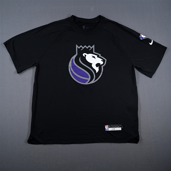 Domantas Sabonis - Sacramento Kings - City Edition Short-Sleeved Shooting Shirt - Worn 3/14/2022  - 2021-22 NBA Season