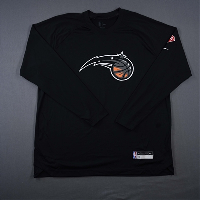 Mo Bamba - Orlando Magic - Game-Issued City Edition Long-Sleeved Shooting Shirt  - 2021-22 NBA Season