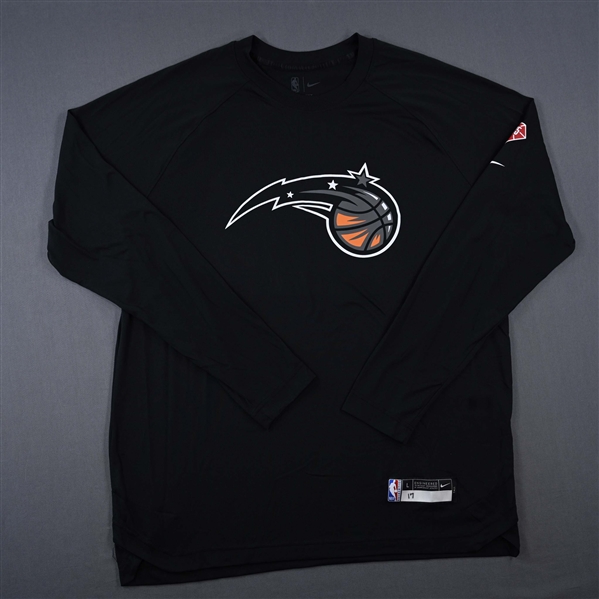 Ignas Brazdeikis - Orlando Magic - Game-Issued City Edition Long-Sleeved Shooting Shirt  - 2021-22 NBA Season