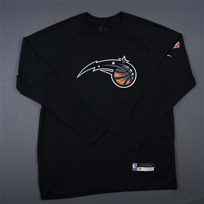 Ignas Brazdeikis - Orlando Magic - Game-Issued City Edition Long-Sleeved Shooting Shirt  - 2021-22 NBA Season