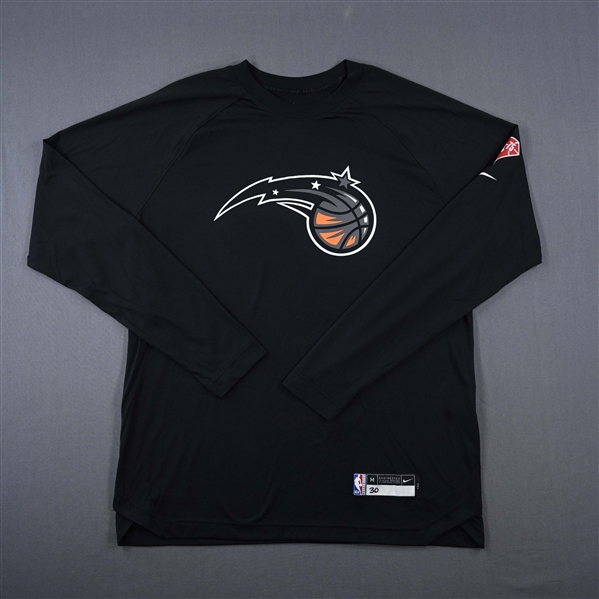 Devin Cannady - Orlando Magic - Game-Issued City Edition Long-Sleeved Shooting Shirt  - 2021-22 NBA Season