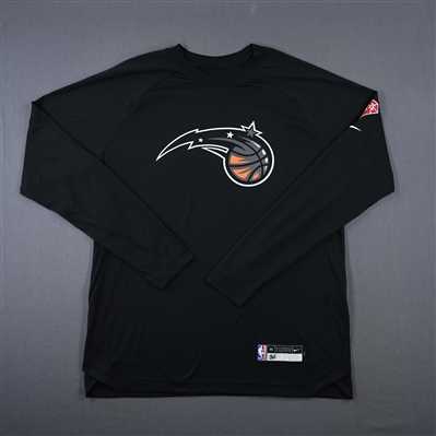 Devin Cannady - Orlando Magic - Game-Issued City Edition Long-Sleeved Shooting Shirt  - 2021-22 NBA Season