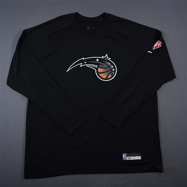 Robin Lopez - Orlando Magic - Game-Issued City Edition Long-Sleeved Shooting Shirt  - 2021-22 NBA Season