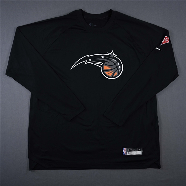 Chuma Okeke - Orlando Magic - Game-Issued City Edition Long-Sleeved Shooting Shirt  - 2021-22 NBA Season