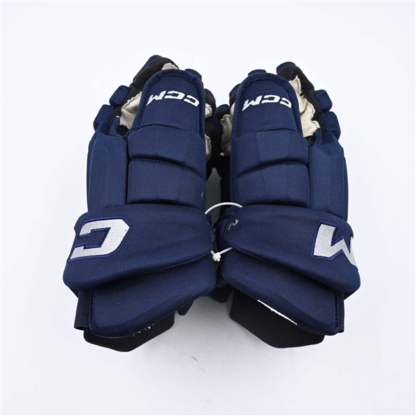 Jake Christiansen - Game-Worn CCM HGTKXP Gloves - Worn on March 1, 2025 - PHOTO-MATCHED - 2025 Stadium Series