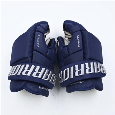 Boone Jenner - Game-Worn Warrior Alpha Gloves - Worn on March 1, 2025 - PHOTO-MATCHED - 2025 Stadium Series