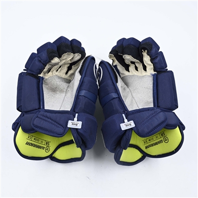 Boone Jenner - Game-Worn Warrior Alpha Gloves - Worn on March 1, 2025 - PHOTO-MATCHED - 2025 Stadium Series