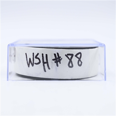 Andrew Mangiapane - Washington Capitals - Goal Puck - February 4, 2025 vs. Florida Panthers (Capitals' 50th Anniversary Logo)