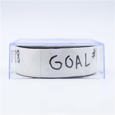 Andrew Mangiapane - Washington Capitals - Goal Puck - February 4, 2025 vs. Florida Panthers (Capitals' 50th Anniversary Logo)