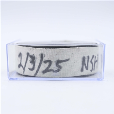 Jonathan Marchessault - Nashville Predators - Goal Puck - February 3, 2025 vs. Ottawa Senators (Predators Logo)