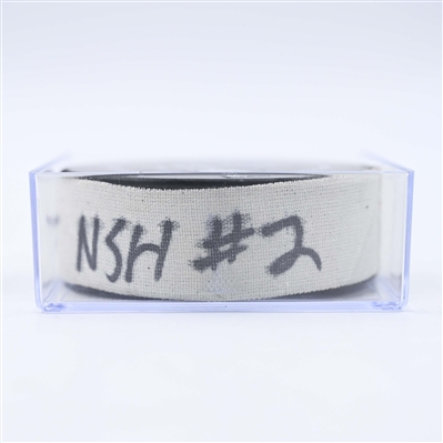 Jonathan Marchessault - Nashville Predators - Goal Puck - February 3, 2025 vs. Ottawa Senators (Predators Logo)