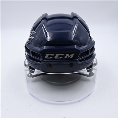 Denton Mateychuk - Navy, CCM Helmet w/ CCM Shield - 2025 Stadium Series