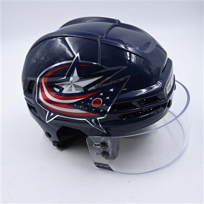 Denton Mateychuk - Navy, CCM Helmet w/ CCM Shield - 2025 Stadium Series