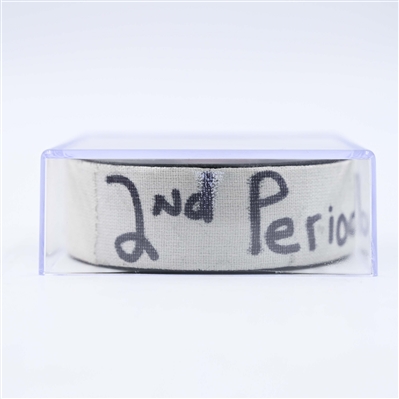 Dawson Mercer - New Jersey Devils - Goal Puck - January 22, 2025 vs. Boston Bruins (Devils Logo)