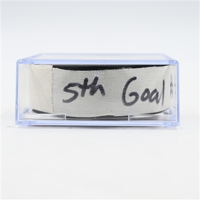 Timo Meier - New Jersey Devils - Goal Puck - April 27, 2025 vs. Carolina Hurricanes - 2025 Stanley Cup Playoffs - Round 1, Game 4 (Devils Logo)