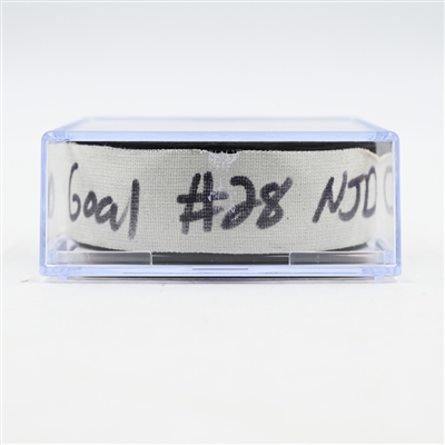 Timo Meier - New Jersey Devils - Goal Puck - April 27, 2025 vs. Carolina Hurricanes - 2025 Stanley Cup Playoffs - Round 1, Game 4 (Devils Logo)