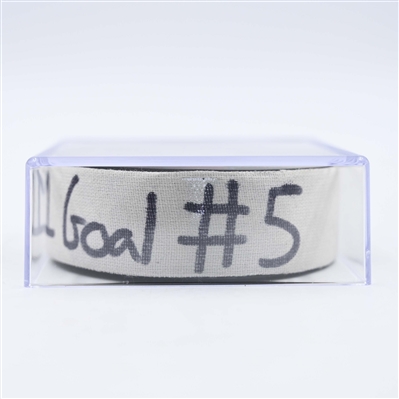 Dawson Mercer - New Jersey Devils - Goal Puck - January 22, 2025 vs. Boston Bruins (Devils Logo)