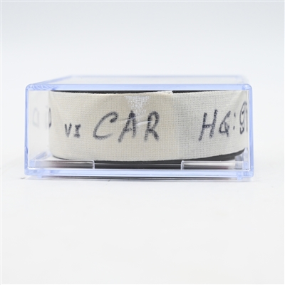 Dawson Mercer - New Jersey Devils - Goal Puck - April 25, 2025 vs. Carolina Hurricanes - 2025 Stanley Cup Playoffs - Round 1, Game 3 (Devils Logo)