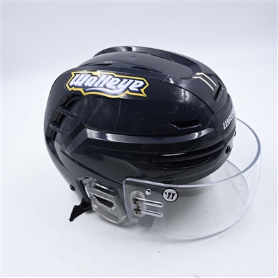 Brendon Michaelian - Toledo Walleye - Team-Issued Navy, Warrior Helmet - 2025 Warrior/ECHL Hockey Heritage Classic - Autographed