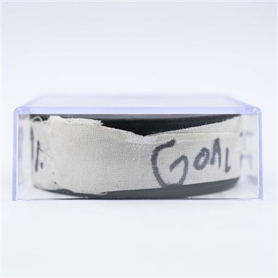 Matvei Michkov - Philadelphia Flyers - Goal Puck - January 18, 2025 vs. New Jersey Devils (Devils Logo)