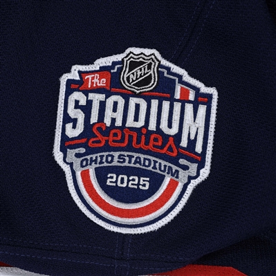 Sean Monahan - Navy Photo Shoot-Worn Jersey - 2025 Stadium Series