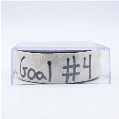 Stefan Noesen - New Jersey Devils - Goal Puck - January 22, 2025 vs. Boston Bruins (Devils Logo)