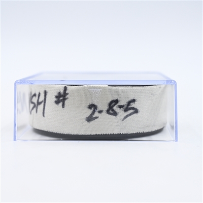 Tommy Novak - Nashville Predators - Goal Puck - February 8, 2025 vs. Buffalo Sabres (Predators Logo)