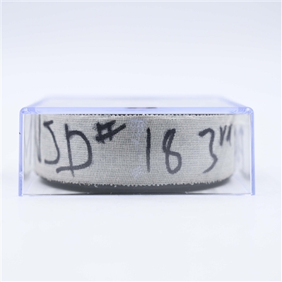 Ondrej Palat - New Jersey Devils - Goal Puck - February 6, 2025 vs. Vegas Golden Knights (Devils Logo)