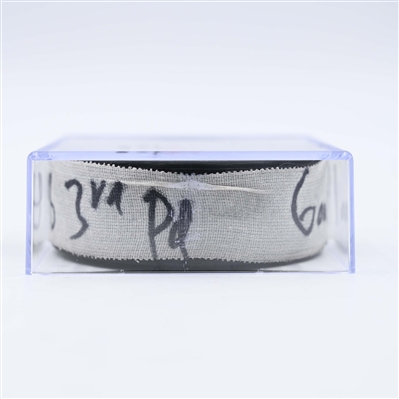 Ondrej Palat - New Jersey Devils - Goal Puck - February 6, 2025 vs. Vegas Golden Knights (Devils Logo)