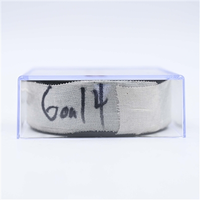 Ondrej Palat - New Jersey Devils - Goal Puck - February 6, 2025 vs. Vegas Golden Knights (Devils Logo)