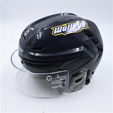 Tanner Palocsik - Toledo Walleye - Team-Issued Navy, Warrior Helmet - 2025 Warrior/ECHL Hockey Heritage Classic