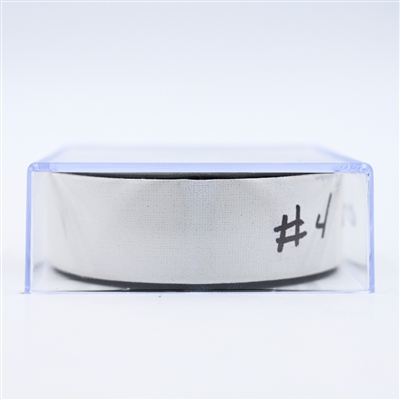 Shane Pinto - Ottawa Senators - Goal Puck - March 3, 2025 vs. Washington Capitals (Capitals' 50th Anniversary Logo)