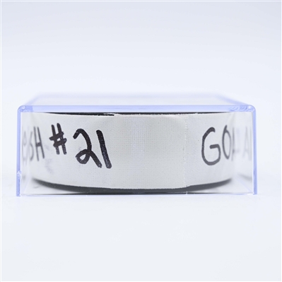 Aliaksei Protas - Washington Capitals - Goal Puck - February 4, 2025 vs. Florida Panthers (Capitals' 50th Anniversary Logo)