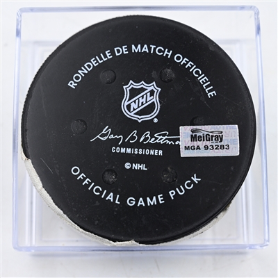 Rasmus Ristolainen - Philadelphia Flyers - Goal Puck - February 22, 2025 vs. Edmonton Oilers (Flyers Logo)