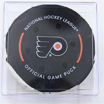 Rasmus Ristolainen - Philadelphia Flyers - Goal Puck - February 25, 2025 vs. Pittsburgh Penguins (Flyers Logo)