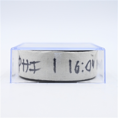 Rasmus Ristolainen - Philadelphia Flyers - Goal Puck - February 25, 2025 vs. Pittsburgh Penguins (Flyers Logo)
