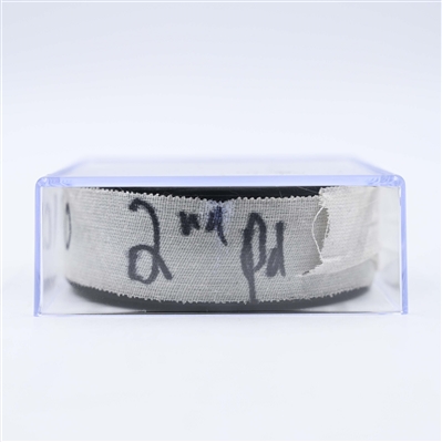Nicolas Roy - Vegas Golden Knights - Goal Puck - February 6, 2025 vs. New Jersey Devils (Devils Logo)